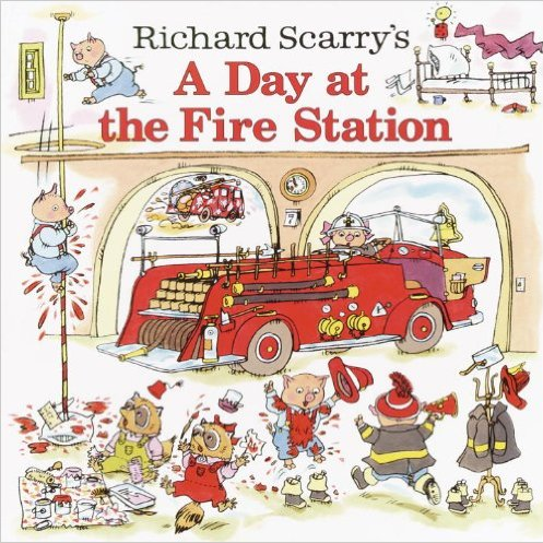 Richard Scarry’s a Day at the Fire Station (with Sheet of Stickers) Only $2.60 on Amazon!