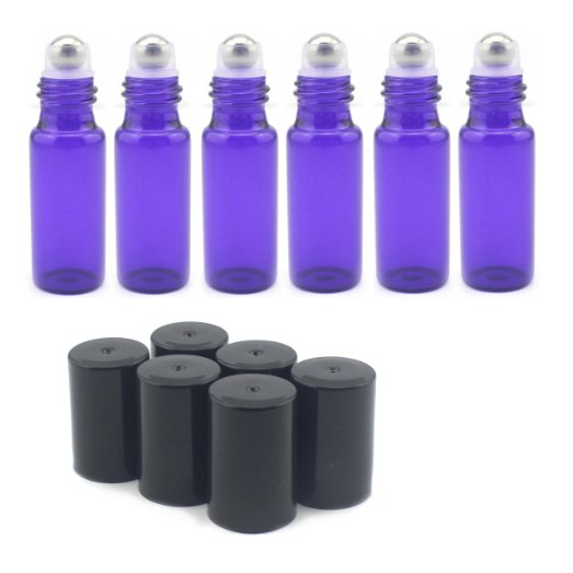Amazon: Glass Roller Bottles (Set of 6) Only $5.99! Great for Essential Oils!