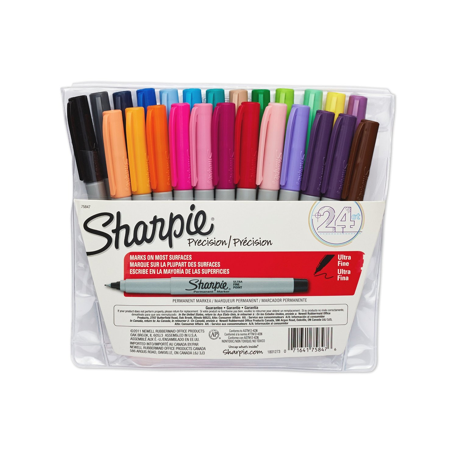 Sharpie Permanent Markers Ultra Fine Point 24-Pack Just $9.01!