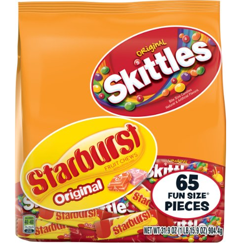 Skittles and Starburst Original Halloween Candy Bag Just $6.67 Shipped!