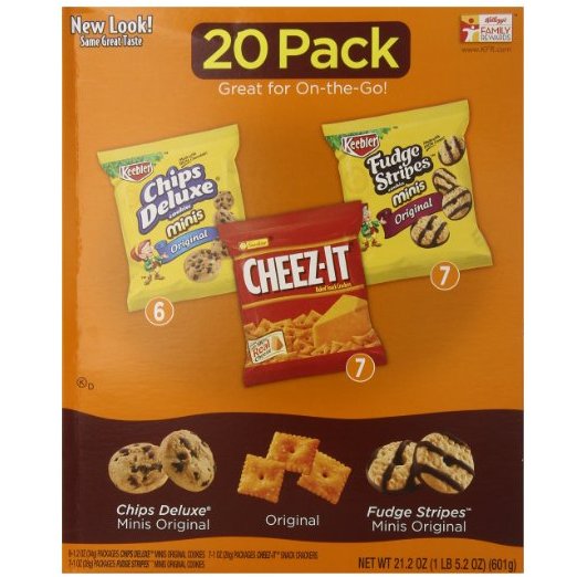 Keebler Cookie and Cheez-It Variety Pack (20 Count) Only $5.56 Shipped!