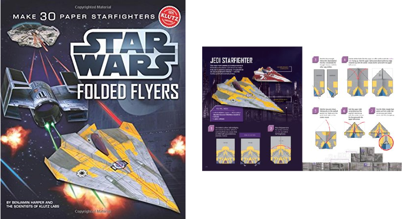 Klutz Star Wars Folded Flyers (Make 30 Paper Starfighters) Only $15.10 on Amazon!