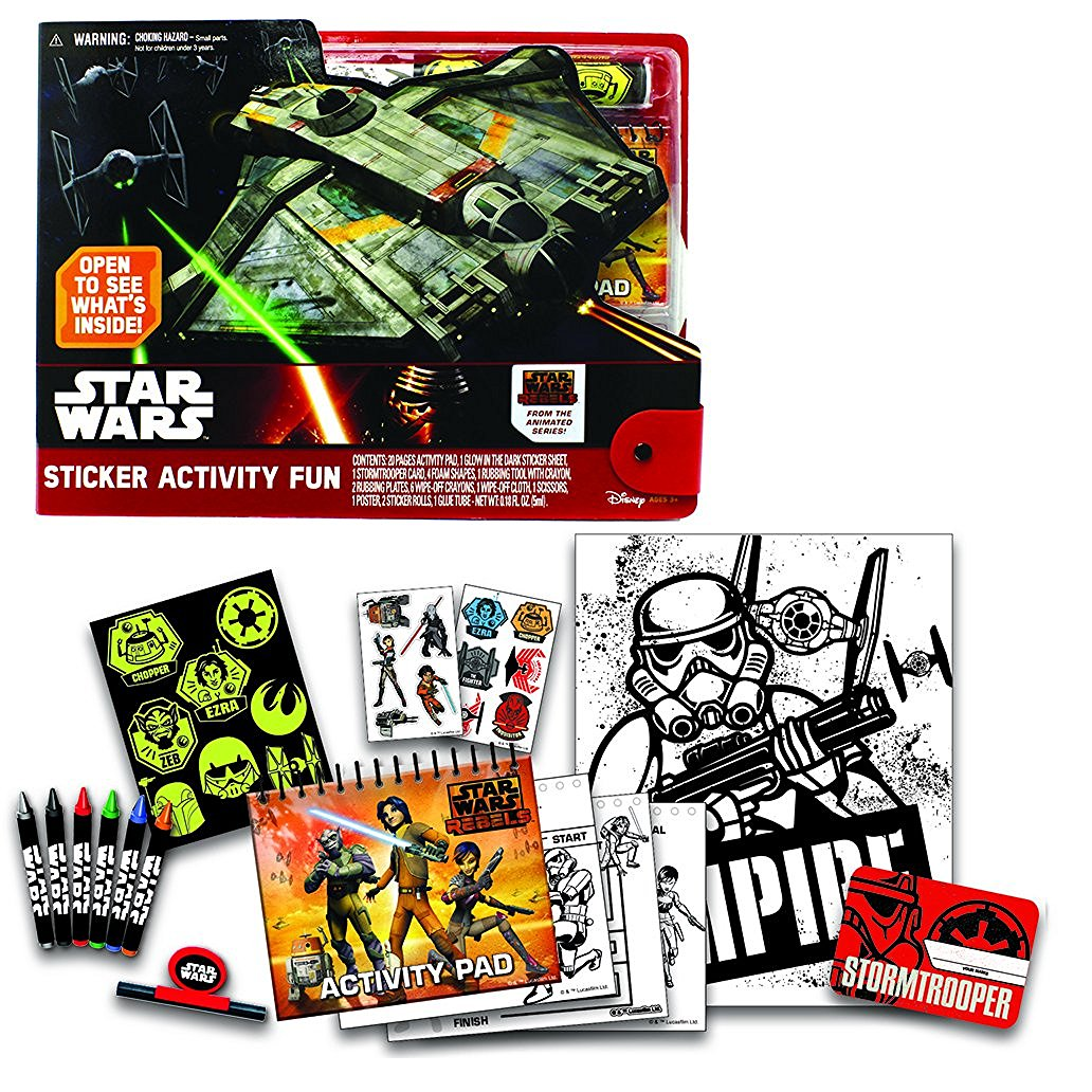 Star Wars Battle Scene Sticker Activity Fun Play Set Only $4.90!