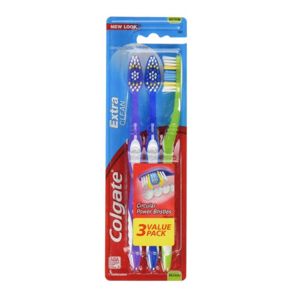 Colgate Extra Clean Toothbrush 3 Count Just $1.90! That’s $.63 Each!