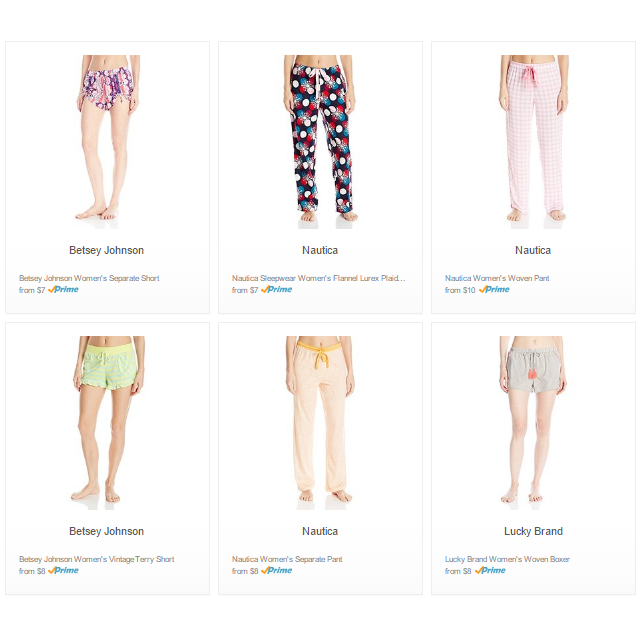 Amazon: Women’s PJ Pants and Shorts Starting at $5.00 for All Sizes!
