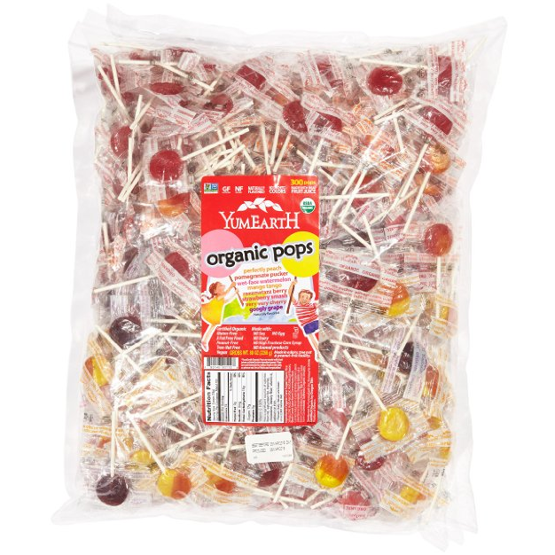 YummyEarth Organic Lollipops (5 Pound Bag) Just $19.36 Shipped! (That’s $.06 Per Lollipop!)