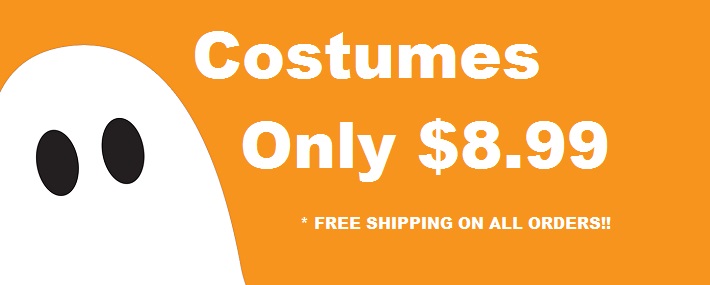 Halloween Costume Blowout! Just $8.99! Free shipping!