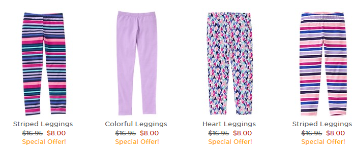Gymboree: FREE Shipping on Your Purchase + 80% off Clearance! Leggings Only $8 Shipped and More!