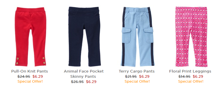 Gymboree: FREE Shipping + up to 70% off Sale Items! Pants Only $6.29 Shipped! (Reg. $24) and More!