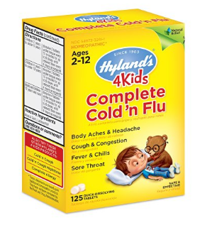 HOT! Hyland’s 4 Kids Complete Cold and Flu Relief Medicine (125 Count) Only $3.76 Shipped! (Reg. $9.22)