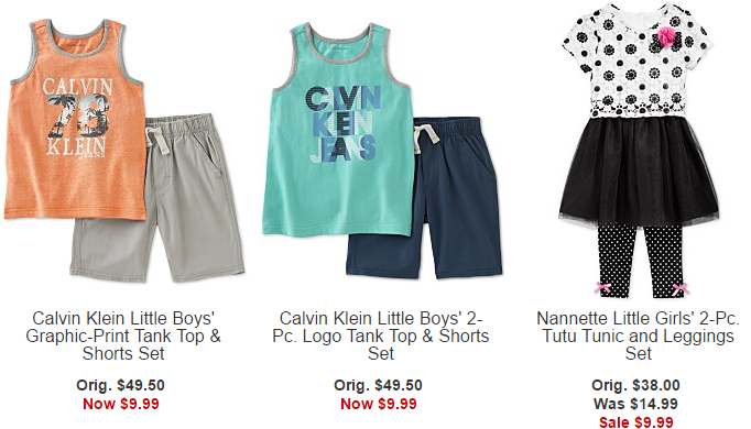 HOT! Macy’s: Take 20% off Your Purchase! Kids Outfit Sets Only $7.99! (Reg. $49.50)