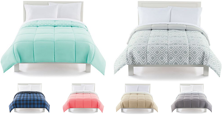 Kohl’s Lowest Prices of the Season Sale = The Big One Down Alternative Reversible Comforter – Just $21.24 – ALL SIZES!