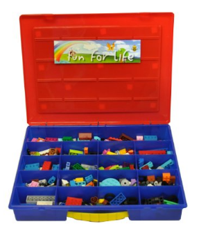 LEGO-Compatible Organizer Case with Building Plate Only $29.99! Holds Around 1,000 LEGOs!