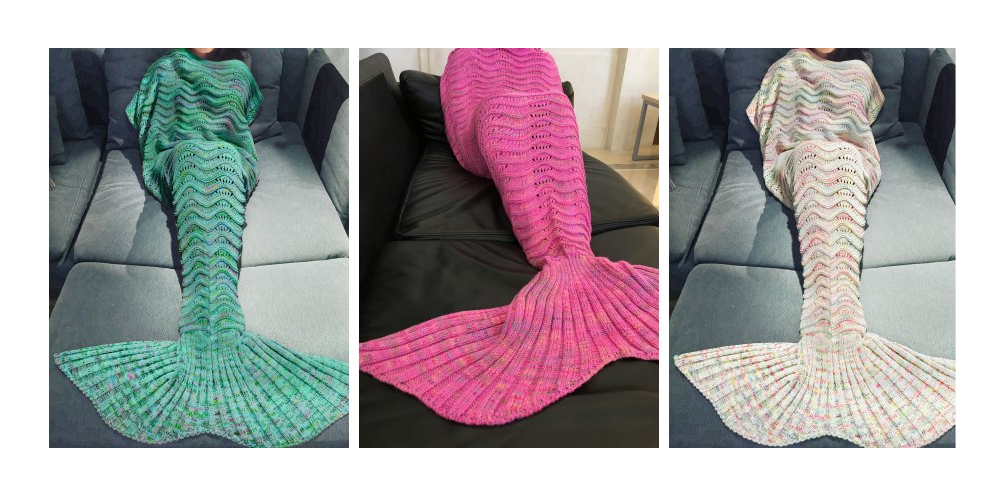 Mermaid Blankets Only $17.99 + FREE Shipping! Four Colors to Choose From!