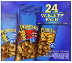 Amazon: Planters Nut Variety Pack, 24 Count Only $9.49!