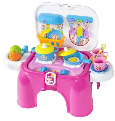 Hot! Kids Toy Pretend Kitchen Cooking Playset with Lights and Sounds Only $14.99! (Reg. $54.95)