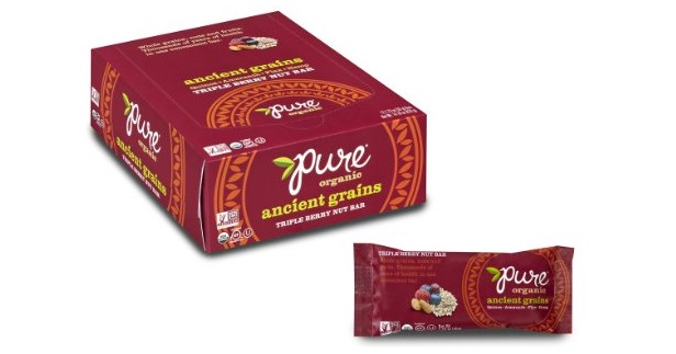 Pure Organic Ancient Grains Triple Berry Nut Bars (1.23-Ounce, Pack of 12) – 11.61 Shipped!