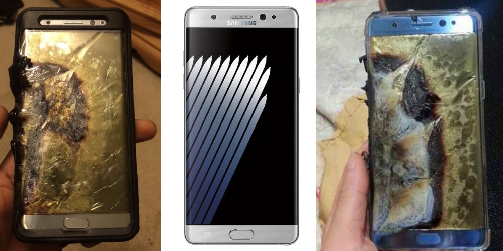 Exploding Samsung Galaxy Note 7 Batteries and Recall Exploding Samsung Galaxy Note 7 Batteries and Recall