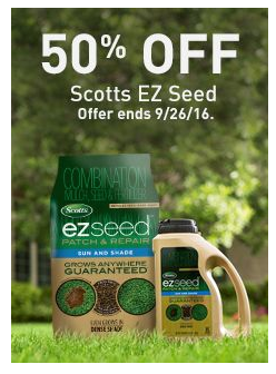 Lowe’s: Take 50% off Scotts EZ Seed = Scotts EZ Seed Lawn Repair Mix Only $7.74! (Reg. $15.48) and More!