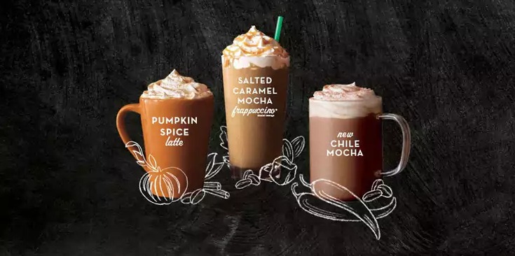 Starbucks Grande Fall Beverages for ONLY $3!!