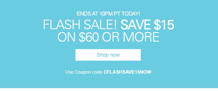 HURRY!!! Save $15 on an eBay Purchase of $60 or More!! Only a Few Hours Left to Save!!