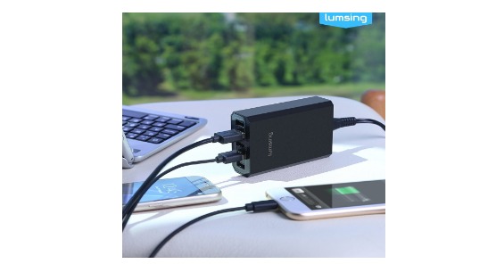 Lumsing USB Five Port Charger With Fast Charging Technology—$7.99!!