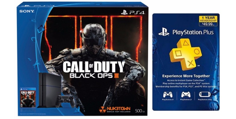 PlayStation 4 Call of Duty 500GB Bundle With 1-yr PlayStation Plus Membership Only $299.99!