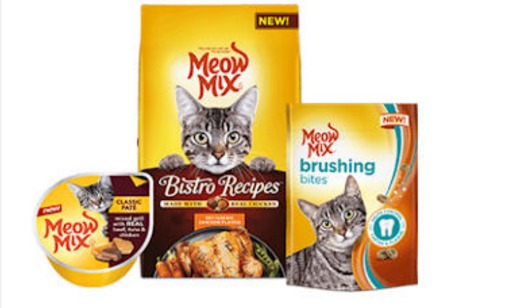 Free Meow Mix Brushing Bites Treats & Pate Wet Cups!