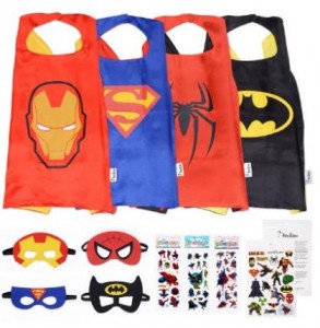 Amazon: Superhero Cape and Mask Costumes for Kids Set Only $17.49!