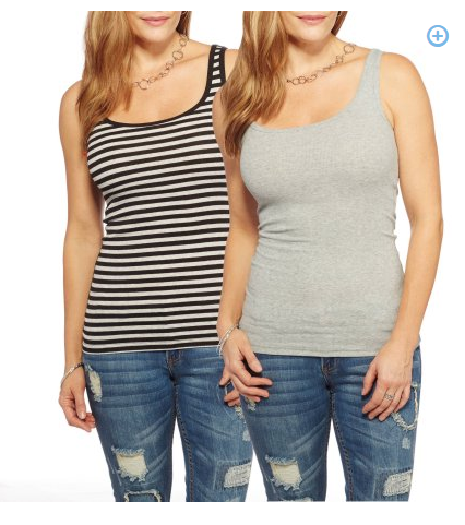 Women’s Tank Tops & Layering Tanks (2 pack) Only $4.00! (Reg. $9.88) That’s Only $2.00 Each!