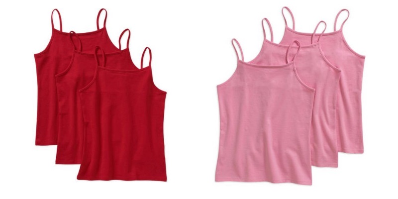 3-pack of Girls’ Camis Only $3.50!
