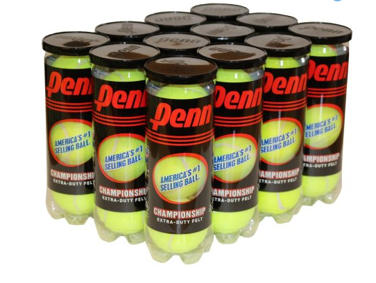 Penn Championship Extra Duty Tennis Ball Case (12 cans, 36 balls) Only $22.27! (Reg. $35.88)