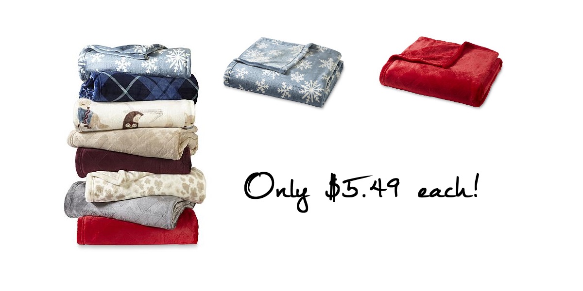 Cannon Velvet Plush Throws as Low as $5.49 for SYWR Members!! Great as Gifts!