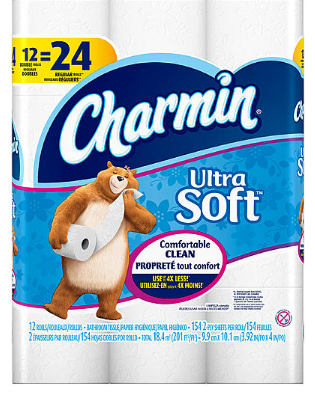 Charmin Ultra Toilet Paper (24 Single Rolls) Only $5.39! (Reg. $9.49) That’s Only $0.22 Per Single Roll!