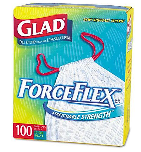 HOT! Glad Drawstring ForceFlex Tall Kitchen Bags (100 ct) for FREE after Shop Your Way Rewards!