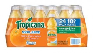 Amazon: Tropicana Orange Juice, 10 Oz (Pack of 24) Only $12.98!