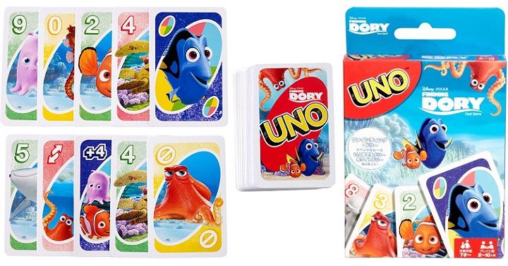 Amazon Add-on Item: UNO Finding Dory Edition Card Game – $5.99!