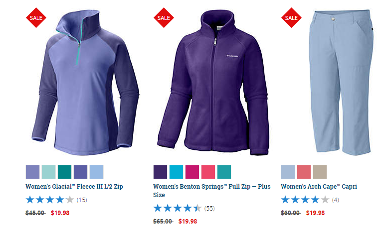 Columbia: HUGE Sale on Jackets & Clothing for the Whole Family! Women’s Jackets Only $19.98! (Reg. $65)