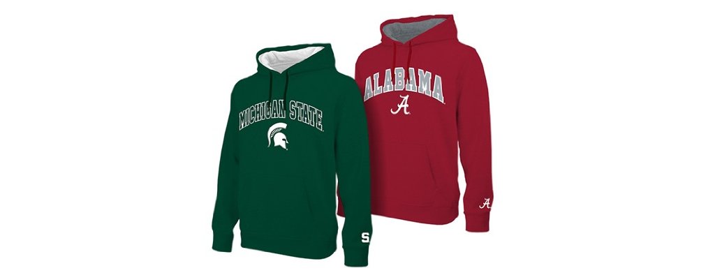 NCAA Hoodies – Just $19.99!