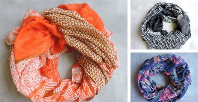 Scarf Blowout – Lots of New Styles – Just $4.99!