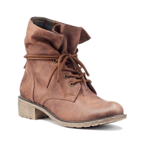 Kohls! Stacking Codes! Flash Sale – 25% off Boots and Outerwear! Mudd Women’s Flannel Lace-Up Combat Boots – Just $23.99