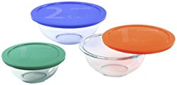 Pyrex Smart Essentials 6-Piece Glass Mixing Bowl Set  – Just $14.97!