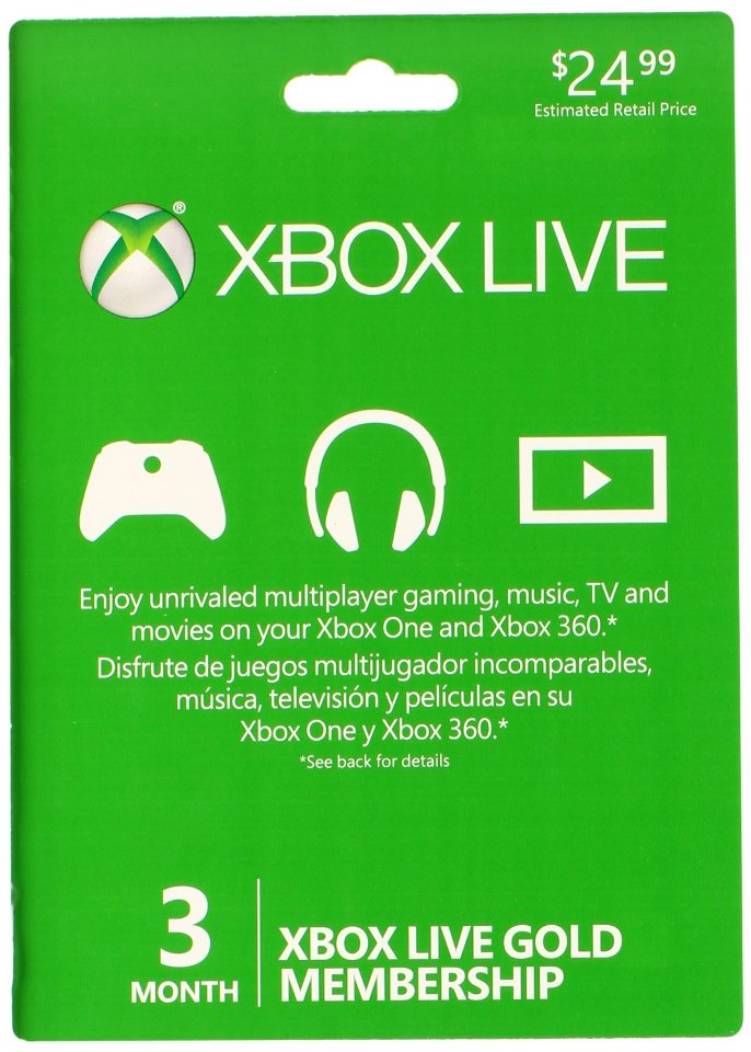 3-Month Xbox Live Gold Membership Only $17.99! (Reg $24.99)