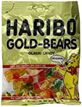 Haribo Gummi Candy, Original Gold-Bears, 5-Ounce Bags – Pack of 12 – Just $8.95!