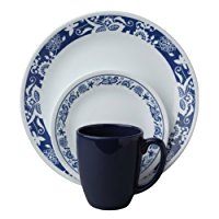 Corelle Livingware 16 piece Dinnerware Set, Service for 4, True Blue – $29.54!