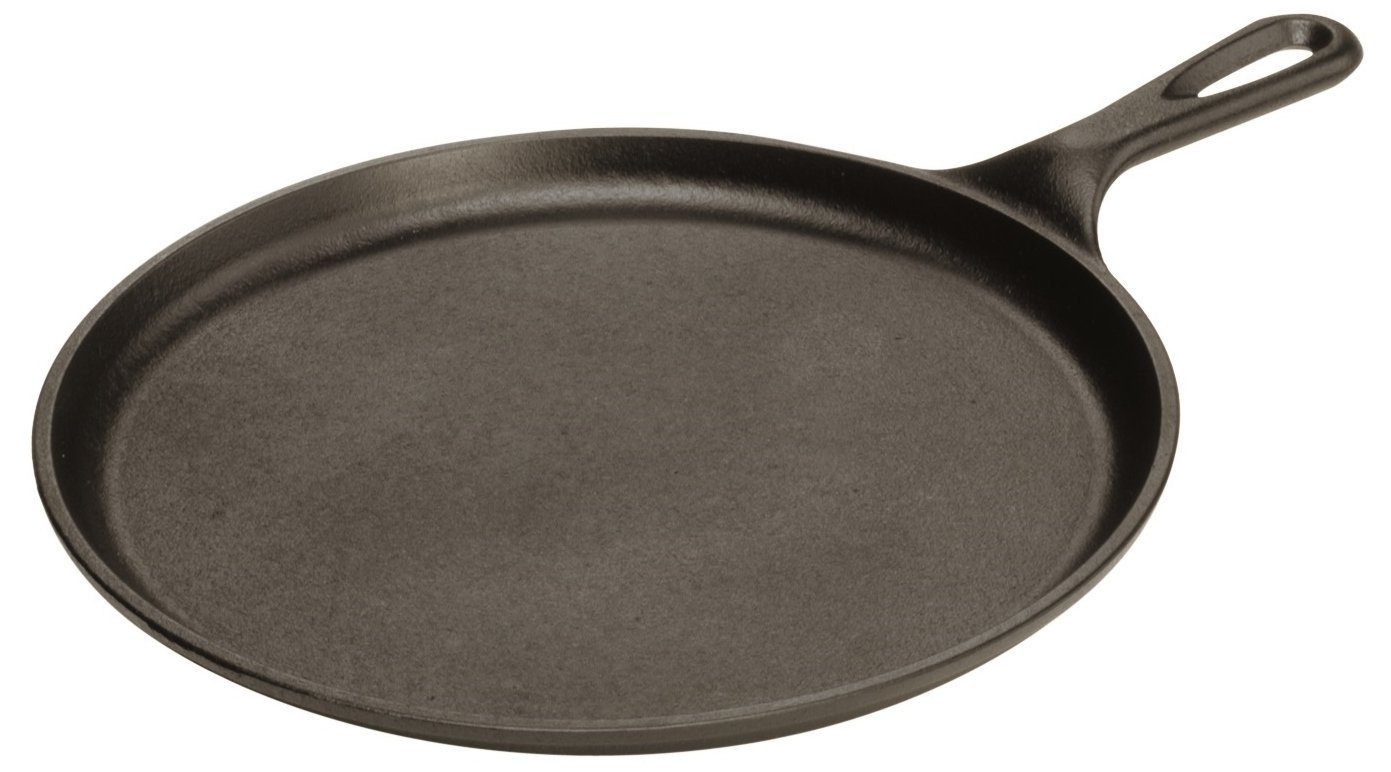 Lodge Pre-Seasoned Cast-Iron Round Griddle – Just $11.21!