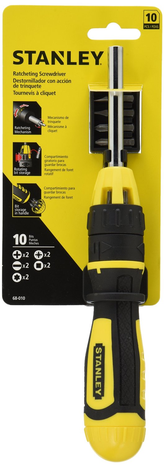 Prime Members: Stanley Multibit Ratcheting Screwdriver with 10 Assorted Bits – Just $8.88!