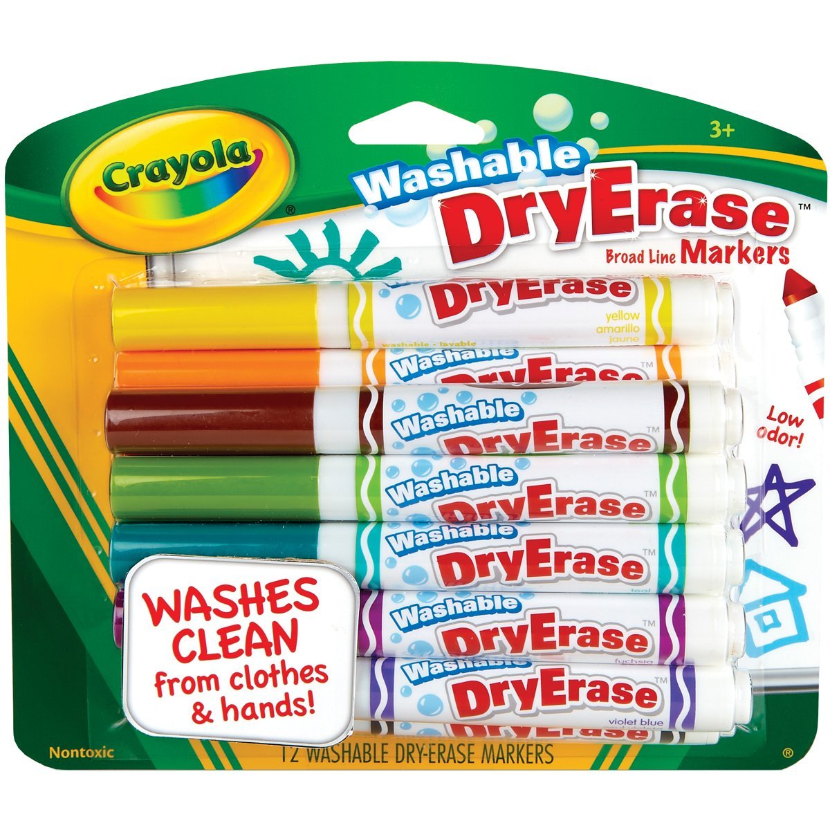 Crayola 12 Ct Washable Dry Erase Markers – Just $5.40!