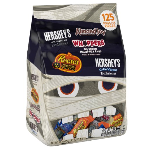 HERSHEY’S Halloween Snack Size Assortment – 51.42-Ounce Bag – Just $9.75!