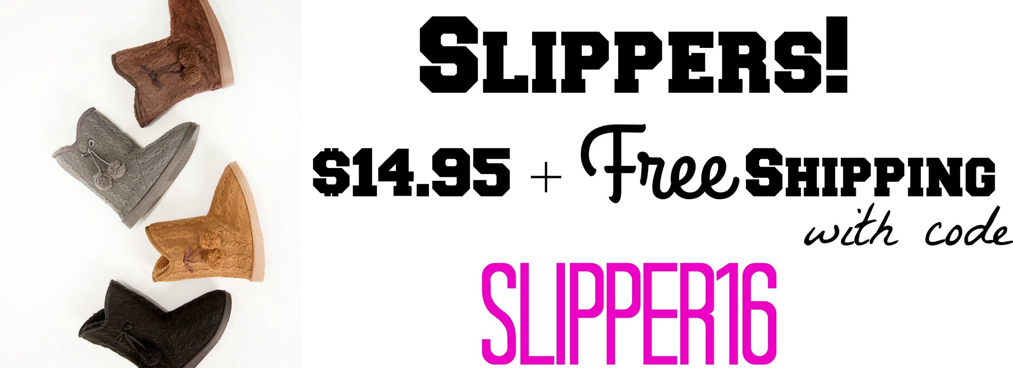 Style Steals – CUTE Slippers – Just $14.95! Free shipping!